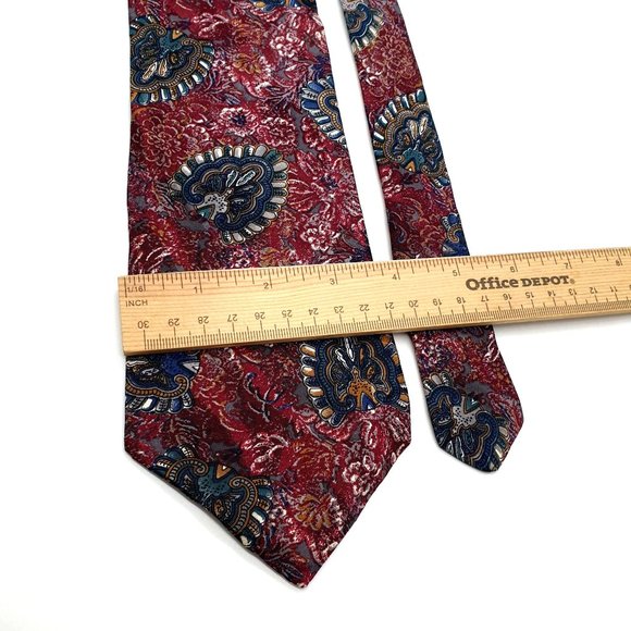 Ambassador Mens Necktie Designer Accessory Office Work Casual Dad Gift - Picture 3 of 5